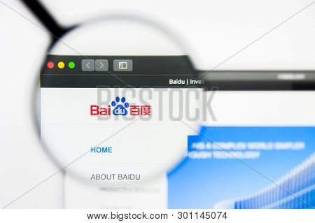 Richmond, Virginia, Usa - 9 May 2019: Illustrative Editorial Of Baidu Inc Website Homepage. Baidu In