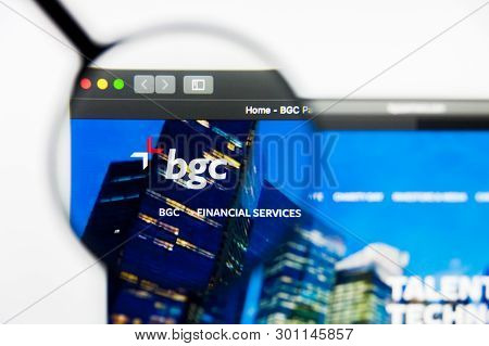 Richmond, Virginia, Usa - 9 May 2019: Illustrative Editorial Of Bgc Partners Inc Website Homepage. B