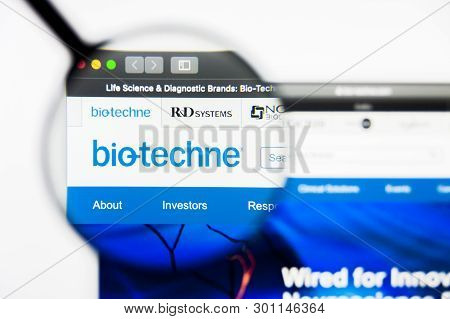 Richmond, Virginia, Usa - 9 May 2019: Illustrative Editorial Of Bio-techne Corp Website Homepage. Bi