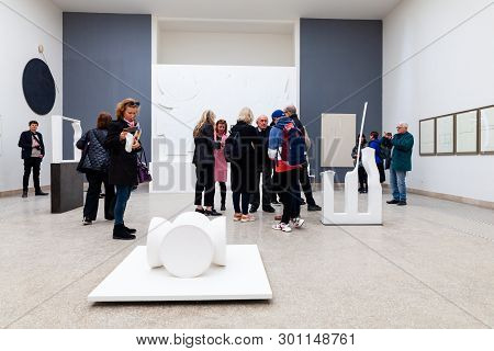 Venice, Italy - May 08: The Czech And Slovak Pavilion At The 58th International Art Exhibition Of Ve