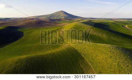 Steptoe Butte State Park Is Up There Somewhere On Top Of The Bluff Surrounded By Palouse Country Far