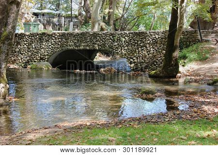 Agios Nikolaos Park Naousa Greece Europe