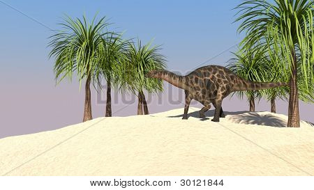 dicraeosaurus ในป่า