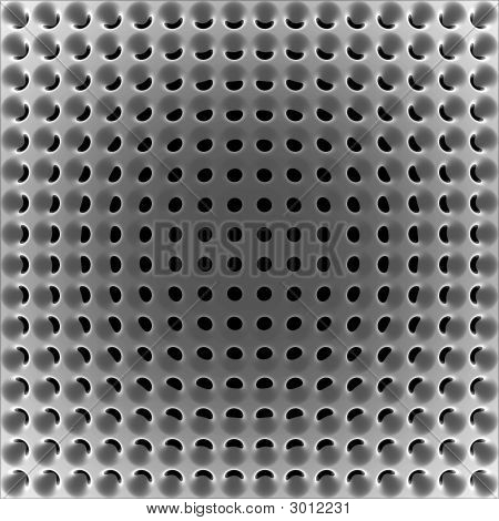 Abstraktní černý High-Tech oky struktura. 3D vykreslení obrazu.