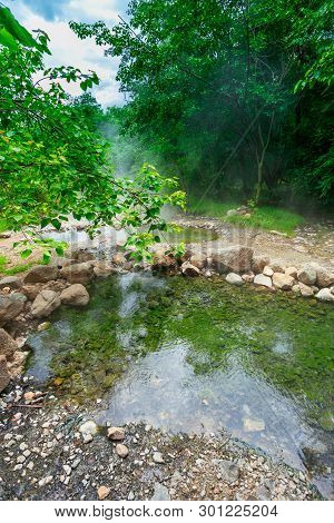 Hot Springs Tha Pai In Mae Hong Son; Thailand