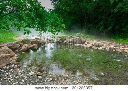 Hot Springs Tha Pai In Mae Hong Son; Thailand