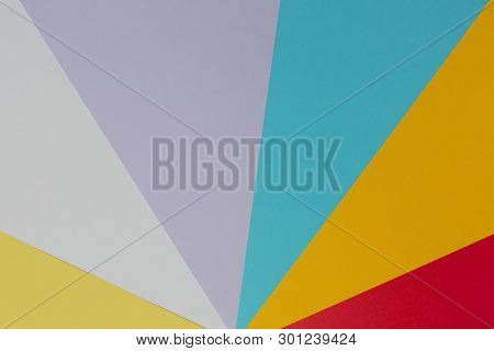 Multicolor Background Of Six Colors, Bright, High Contrast, Plenty Of Space For Text.