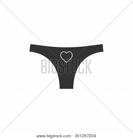 Women Underwear Icon. Vector Illustration, Flat Design.