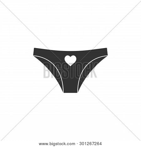 Women Underwear Icon. Vector Illustration, Flat Design.