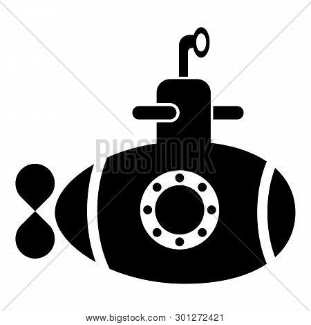 Bathyscaphe With Hatch Icon. Simple Illustration Of Bathyscaphe With Hatch Icon For Web.