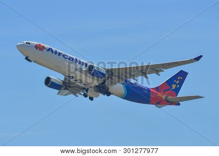 Airplane Taking-off From Kansai Airport