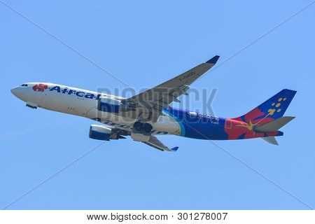 Airplane Taking-off From Kansai Airport