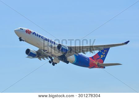 Airplane Taking-off From Kansai Airport