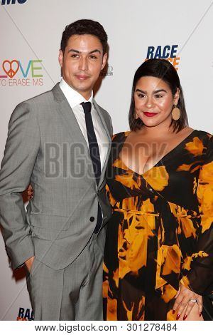 LOS ANGELES - MAY 10:  Julio Macias, Jessica Marie Garcia at the Race to Erase MS Gala at the Beverly Hilton Hotel on May 10, 2019 in Beverly Hills, CA