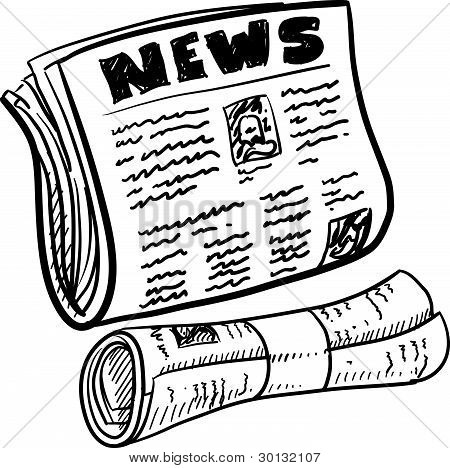 Schizzo di giornale