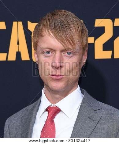 LOS ANGELES - MAY 07:  Jay Paulson arrives for the Hulu's 'Catch-22' US. Premiere on May 07, 2019 in Hollywood, CA                