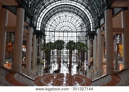 New York, Ny - Apr 14: Brookfield Place In Manhattan, New York, As Seen On April 14, 2019. Also Know