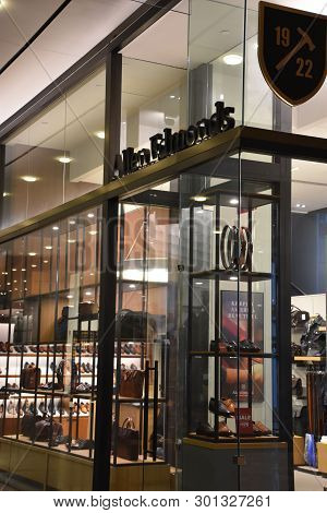 New York, Ny  Apr 14: Allen Edmonds Store At Brookfield Place In Manhattan, New York, As Seen On Apr