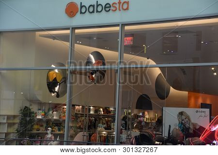 New York, Ny  Apr 14: Babesta Store At Brookfield Place In Manhattan, New York, As Seen On April 14,