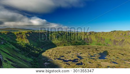 Rano Kau Volcanic Crater Ultra Long Exposure