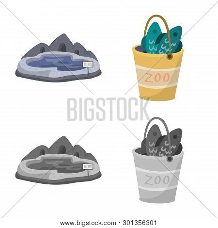 Vector Design Of Nature  And Fun  Icon. Set Of Nature  And Entertainment Stock Vector Illustration.