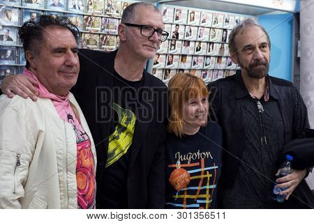Belgrade, Serbia - May 13: Elektricni Orgazam (electric Orgasm), Serbian Rock And Roll Band Record P