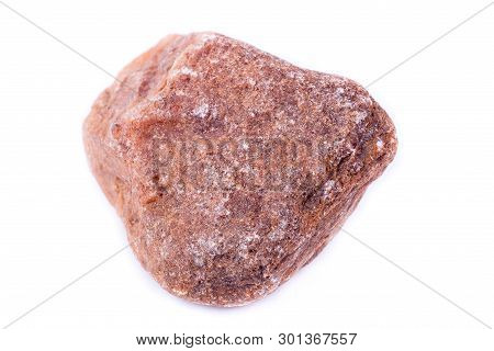 Macro Spinel Stone On A White Background