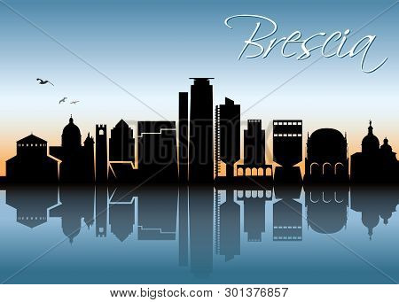 Brescia Skyline - Italy - Vector Illustration - Vector