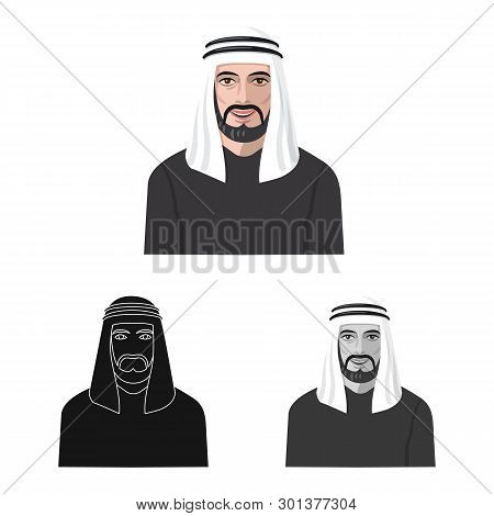 Vector Illustration Of Hairstyle And Profession  Sign. Set Of Hairstyle And Character  Stock Vector 