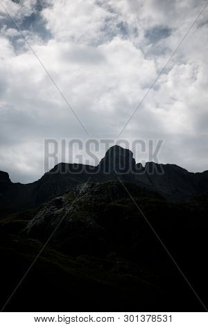 Peaks in Oza Valley, Pyrenees in Spain.