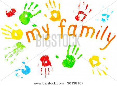 die bunten Drucke der Familie der PalmengewÃ¤chse.