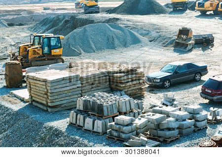 Road Repair, Expansion And Improvement Of The Road Network, Construction Of A Road Junction, Guryev 