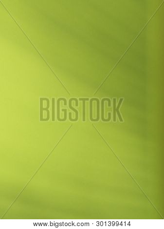 Blurs, Abstract Background, Flowing Shades Of Bright Green Colors.