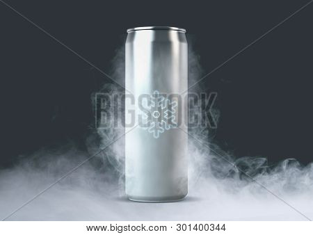 Frozen Aluminum Can