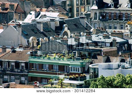 Reims France May 15, 2019 View Of The City Of Reims From The Top Of The Notre Dame De Reims Cathedra