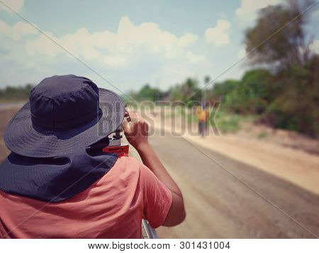 Surveying For Construction Work Using A Level Camera