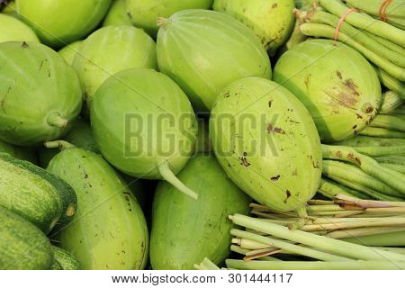 Fresh Calabash For Cooking At Streeet Food