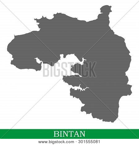High Quality Map Of Bintan Is The Island Of Indonesia