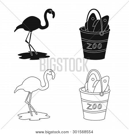 Vector Illustration Of Nature  And Fun  Icon. Collection Of Nature  And Entertainment Vector Icon Fo