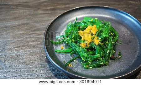 Japanese Seaweed Salad Top With Shrimp Egg (ebiko).