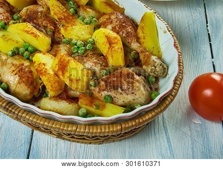 Italian-american Chicken Vesuvio
