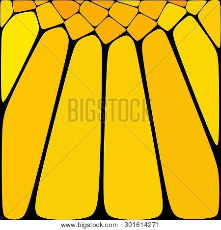 Yellow Background. Pebbles. Abstract Vector Background. Eps 10