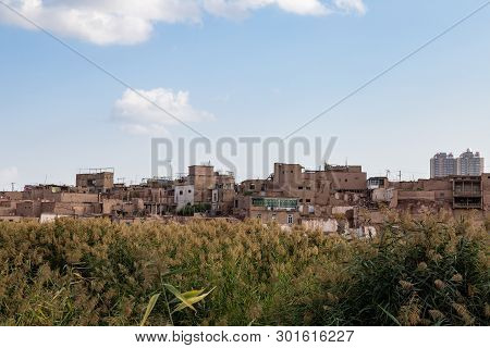 Aug 2017, Kashgar, Xinjiang, China: Poor Districts On The Outskirts Of Kashgar Old Town,