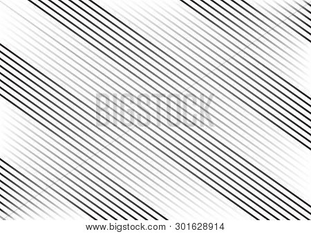 Striped background with black parallel diagonal lines. Vector illustration