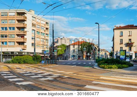 NANCY, FRANCE - June 23, 2018: Sightseeing tour around Old Town Nancy, France
