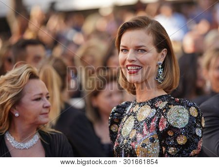Eva Herzigova attends the screening of 