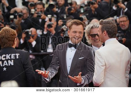 Richard Madden, Taron Egerton, Elton John attend the screening of 