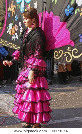 Carnaval - Spaanse danseres