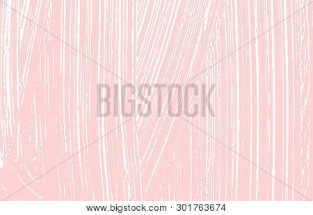 Grunge Texture. Distress Pink Rough Trace. Glamorous Background. Noise Dirty Grunge Texture. Wondrou