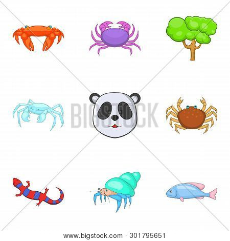 Revitalize Icons Set. Cartoon Set Of 9 Revitalize Icons For Web Isolated On White Background